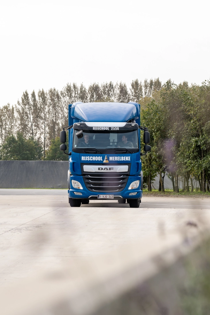 vrachtwagen rijschool Merelbeke