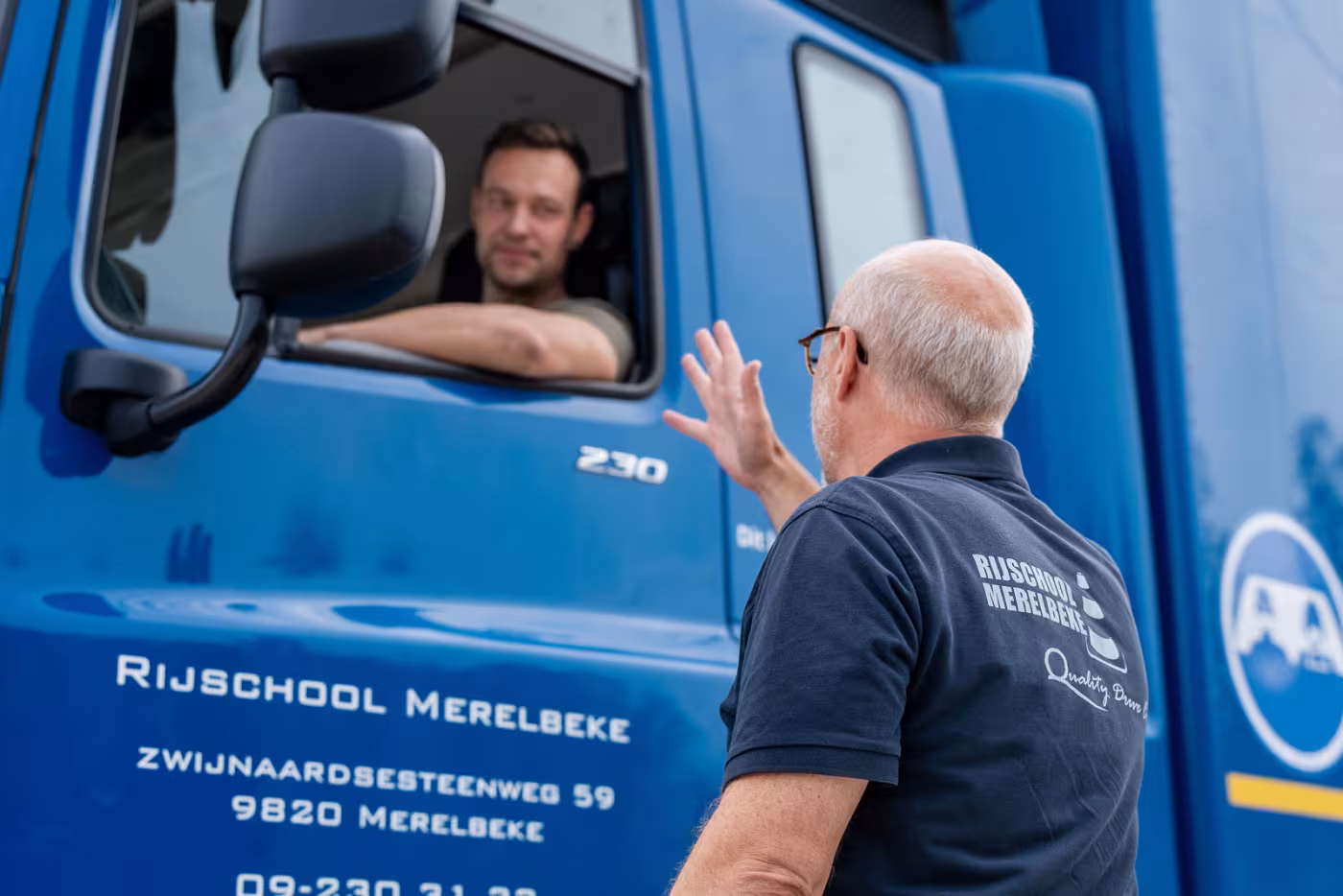 Vrachtwagen rijles